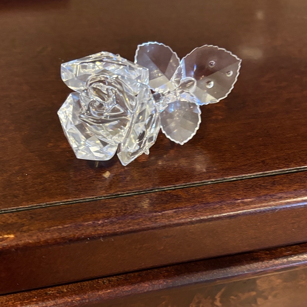 Crystal Rose Ornament